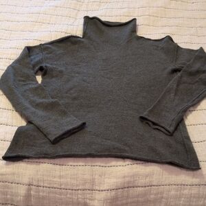 Banana Republic Olive Green Funnel Neck Sweater